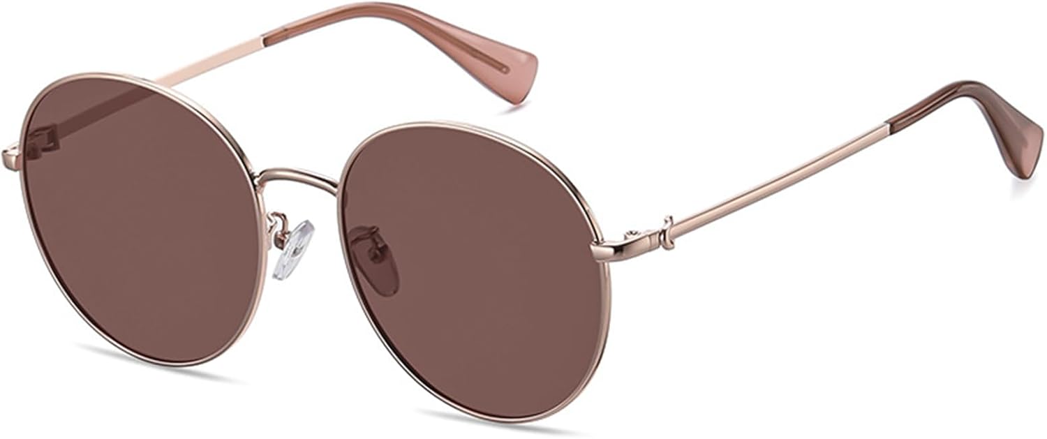 Женские круглые поляризованные солнцезащитные очки - UV400, металлическая оправа, ретро-стиль, легкие, подходят для вождения, путешествий и активного отдыха Bubmari, C
Женские круглые поляризованные солнцезащитные очки - UV400, металлическая оправа, ретро-стиль, легкие, подходят для вождения, путешествий и активного отдыха Bubmari, C