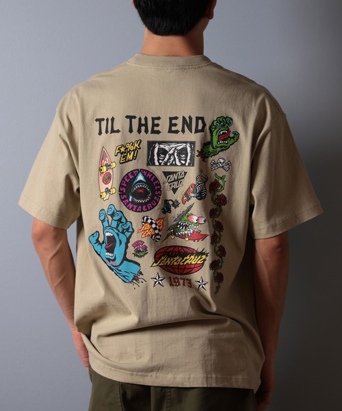 SANTA CRUZ Футболка с коротким рукавом, принт на спине, SANTACRUZ, бежевый
SANTA CRUZ Футболка с коротким рукавом, принт на спине, SANTACRUZ, бежевый