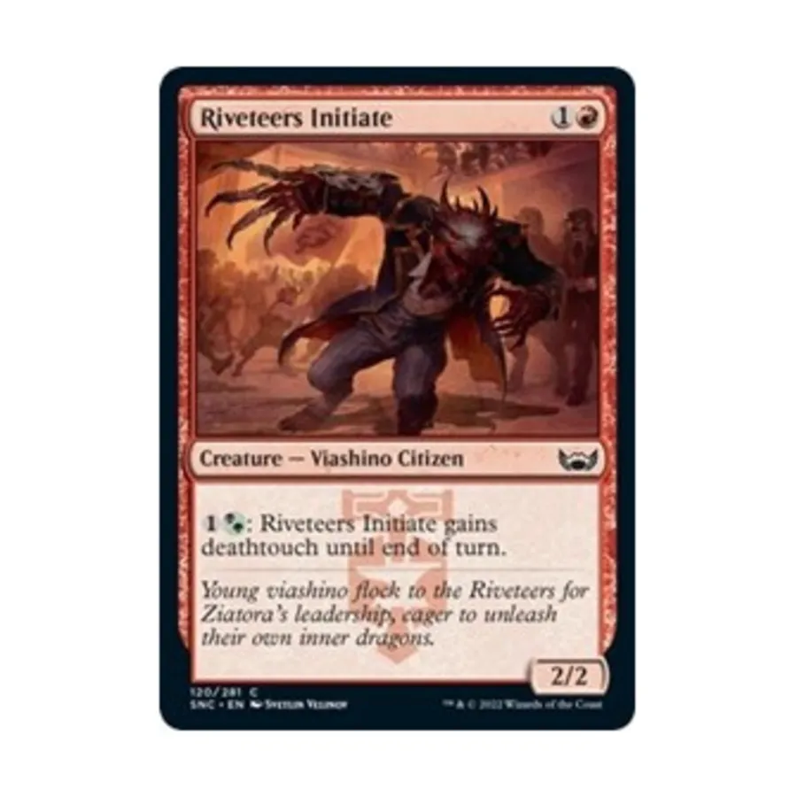 CCG Инициат клепальщиков (C), MTG - Streets of New Capenna
CCG Инициат клепальщиков (C), MTG - Streets of New Capenna