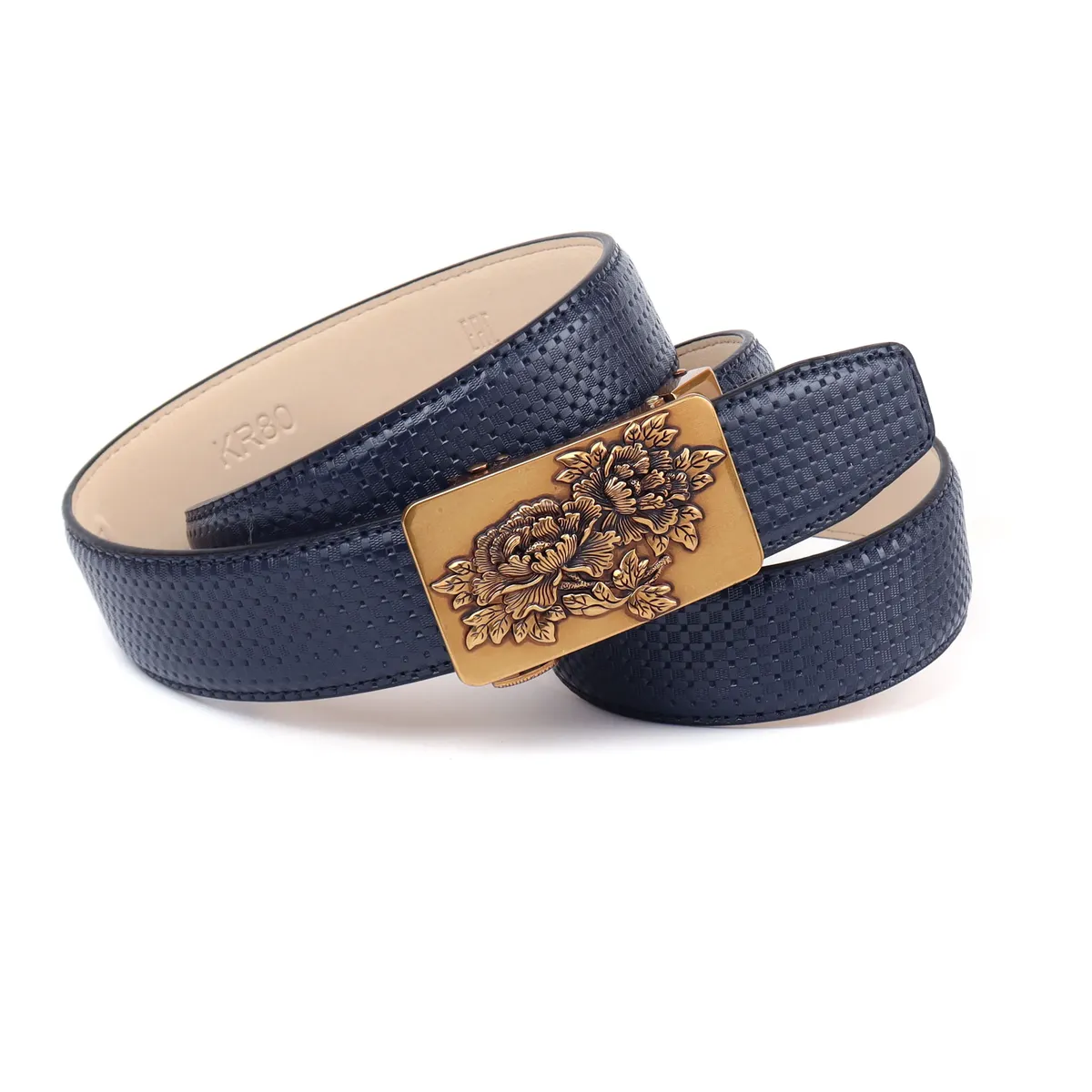 Кожаный ремень Anthoni Crown, слегка выпуклый, с узорчатой поверхностью, синий
Кожаный ремень Anthoni Crown, слегка выпуклый, с узорчатой поверхностью, синий