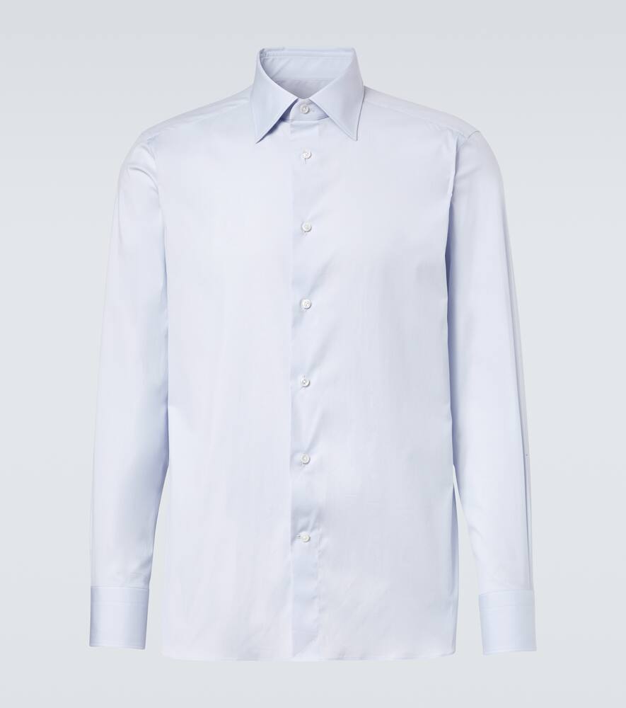 Хлопковая рубашка с добавками Zegna, Light Blue
Хлопковая рубашка с добавками Zegna, Light Blue