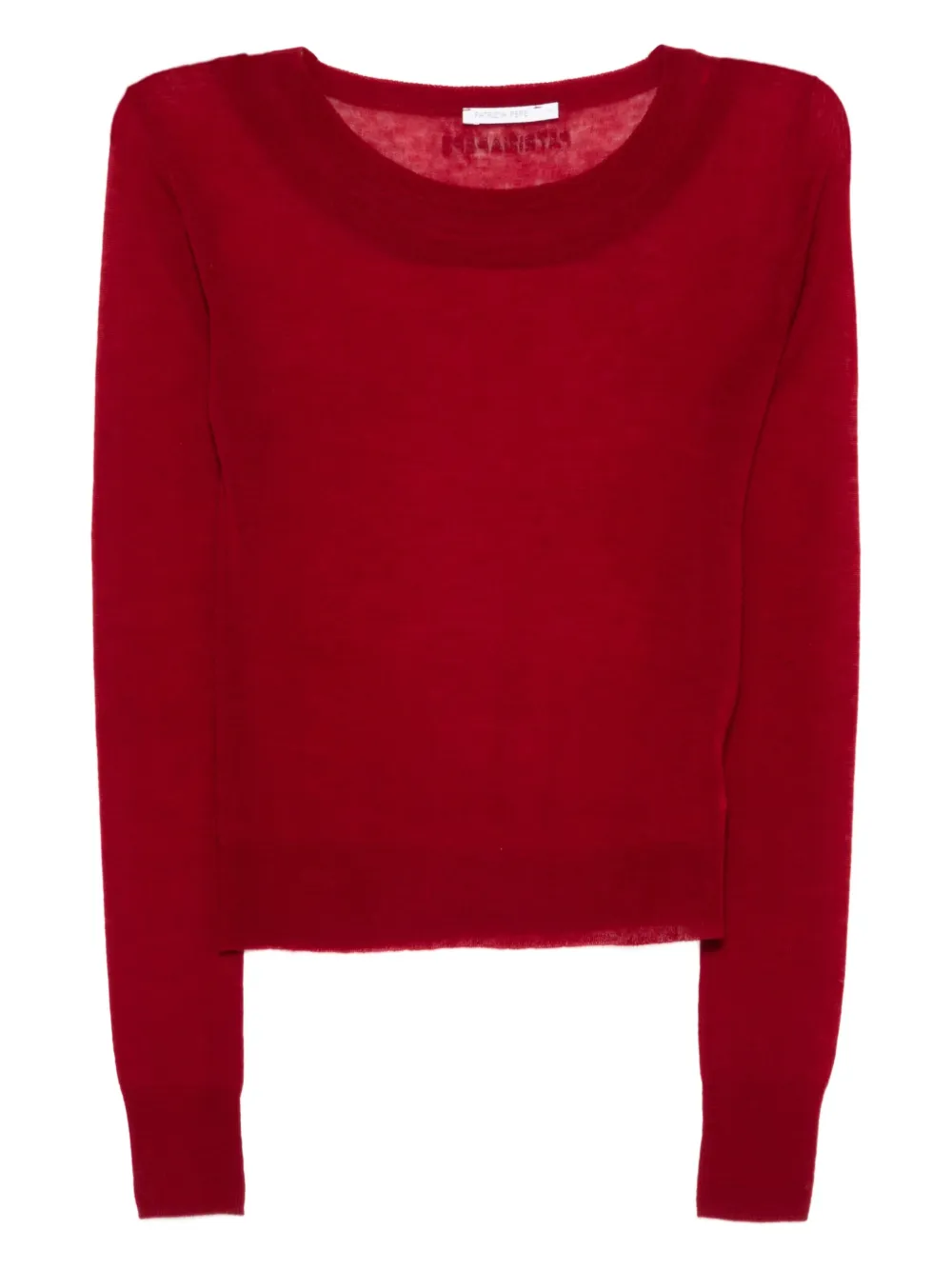 Шерстяной свитер с вырезом-лодочкой Patrizia Pepe, красный
Шерстяной свитер с вырезом-лодочкой Patrizia Pepe, красный