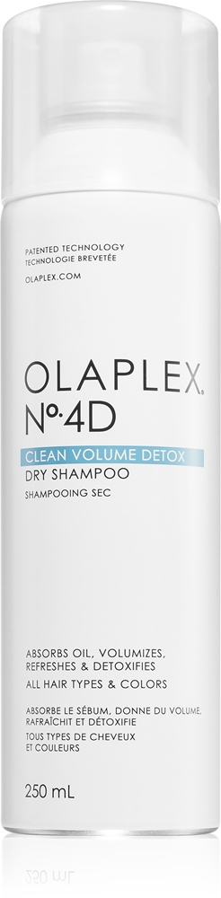 Сухой шампунь N°4D Clean Volume Detox для объема волос Olaplex, 250 мл
Сухой шампунь N°4D Clean Volume Detox для объема волос Olaplex, 250 мл