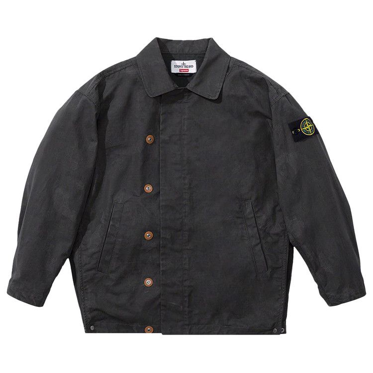 Куртка Supreme x Stone Island Reactive Ice Camo Ripstop Jacket, Black
Куртка Supreme x Stone Island Reactive Ice Camo Ripstop Jacket, Black