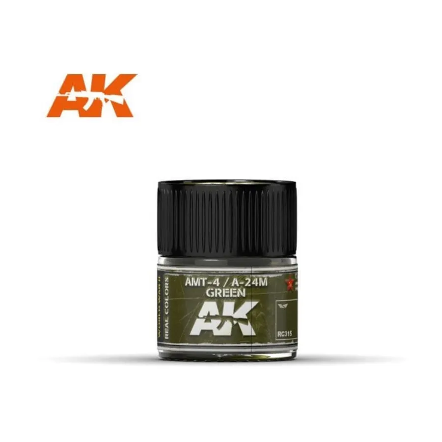 АМТ-4/А-24М Зеленый, Paint - Real Color (AK-Interactive)
АМТ-4/А-24М Зеленый, Paint - Real Color (AK-Interactive)
