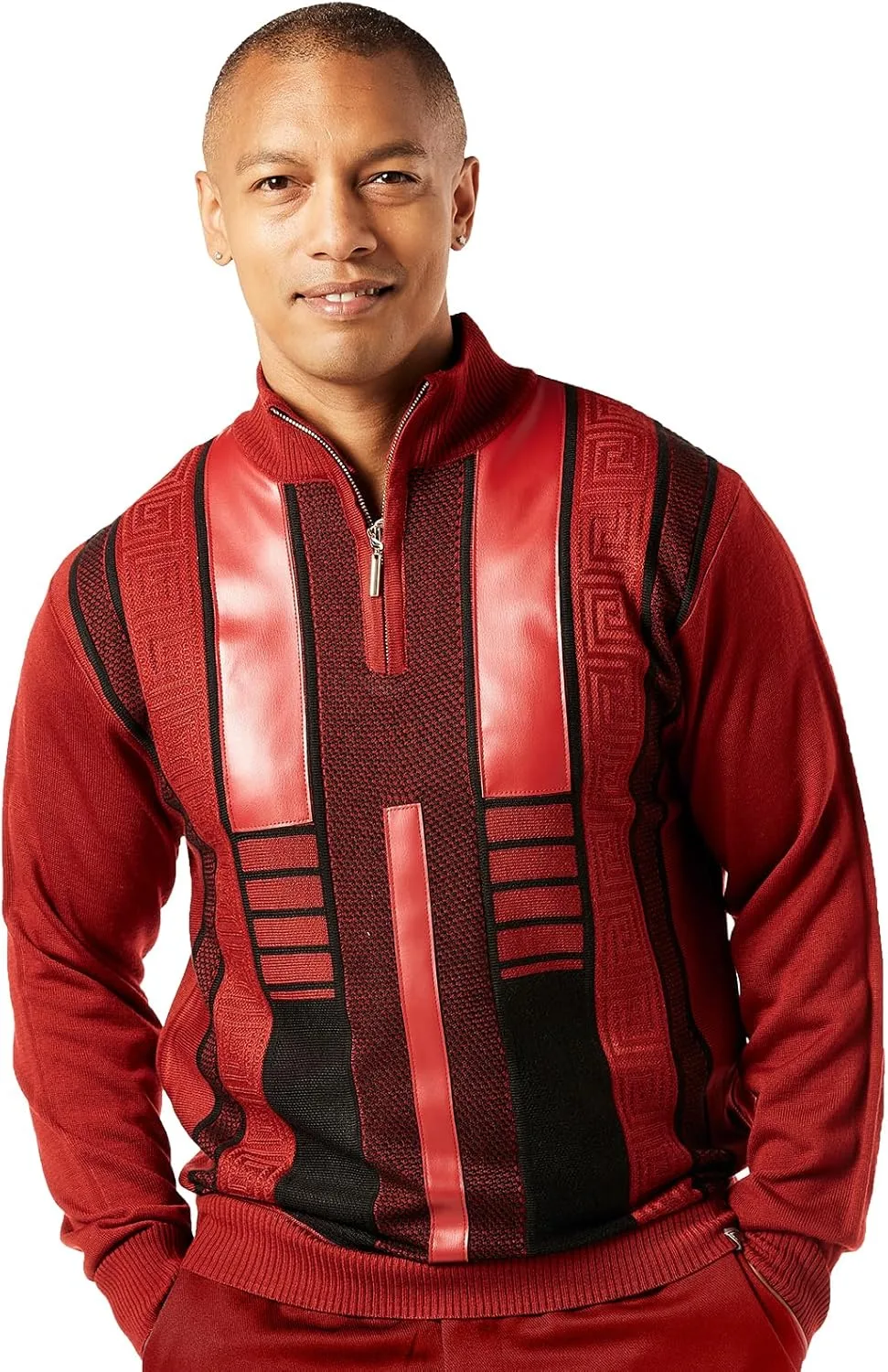 STACY ADAMS мужской нарядный свитер с отделкой из искусственной кожи
STACY ADAMS мужской нарядный свитер с отделкой из искусственной кожи