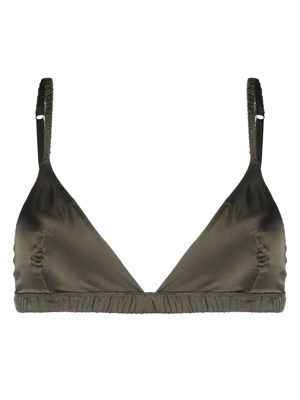 Шелковый бюстгальтер с треугольными чашками Maison Close, зеленый
Шелковый бюстгальтер с треугольными чашками Maison Close, зеленый