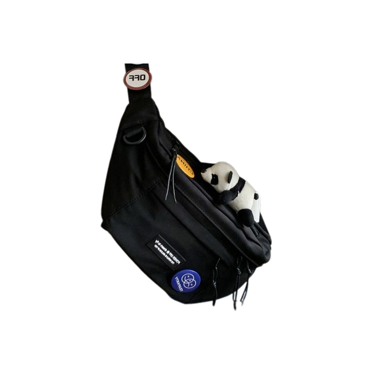 Кроссбоди поясная сумка из полиэстера унисекс черно-белая KAKAXI, белый+подарочная упаковка 
Кроссбоди поясная сумка из полиэстера унисекс черно-белая KAKAXI, белый+подарочная упаковка