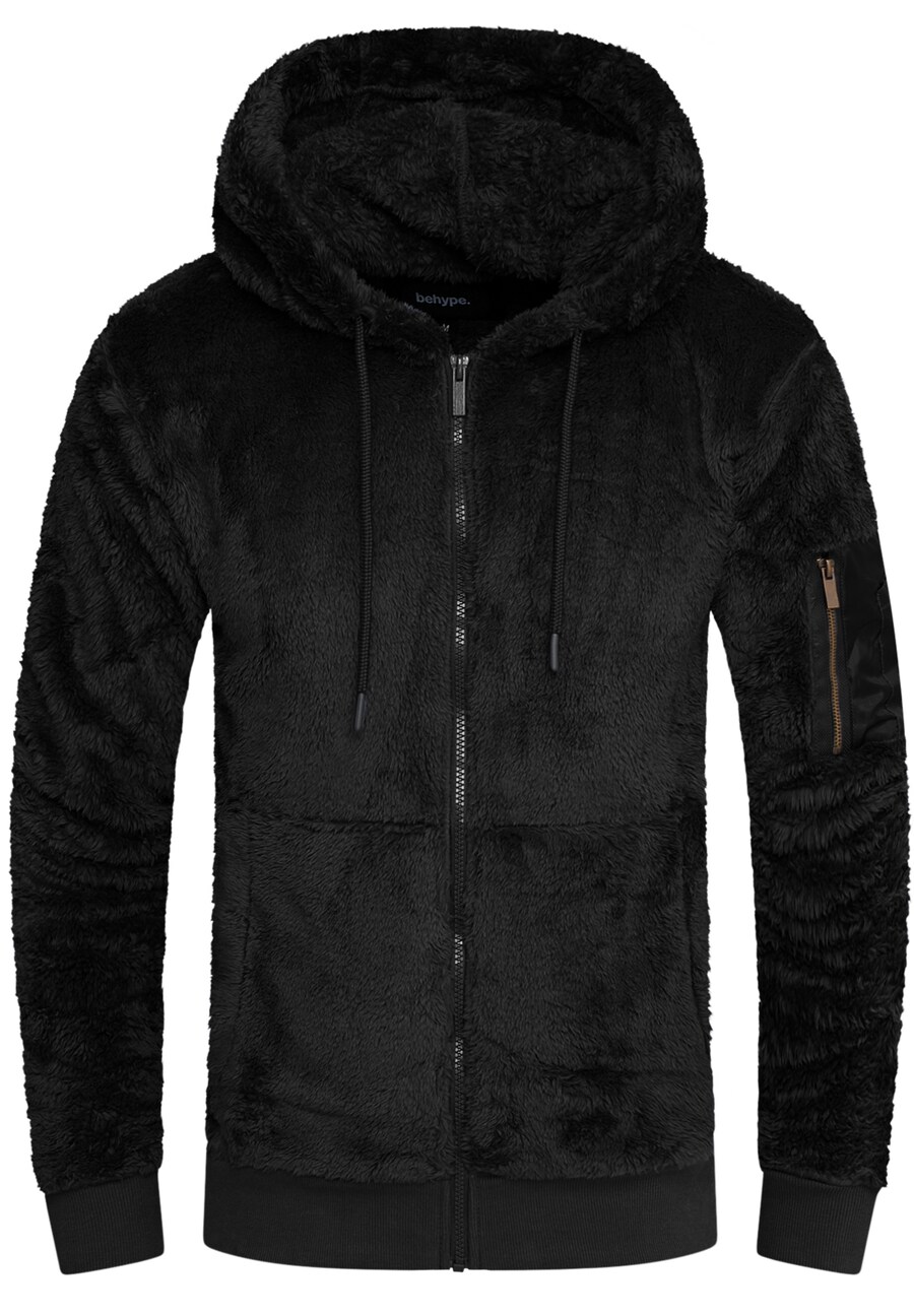 Толстовка с капюшоном на молнии behype, черный
Толстовка с капюшоном на молнии behype, черный