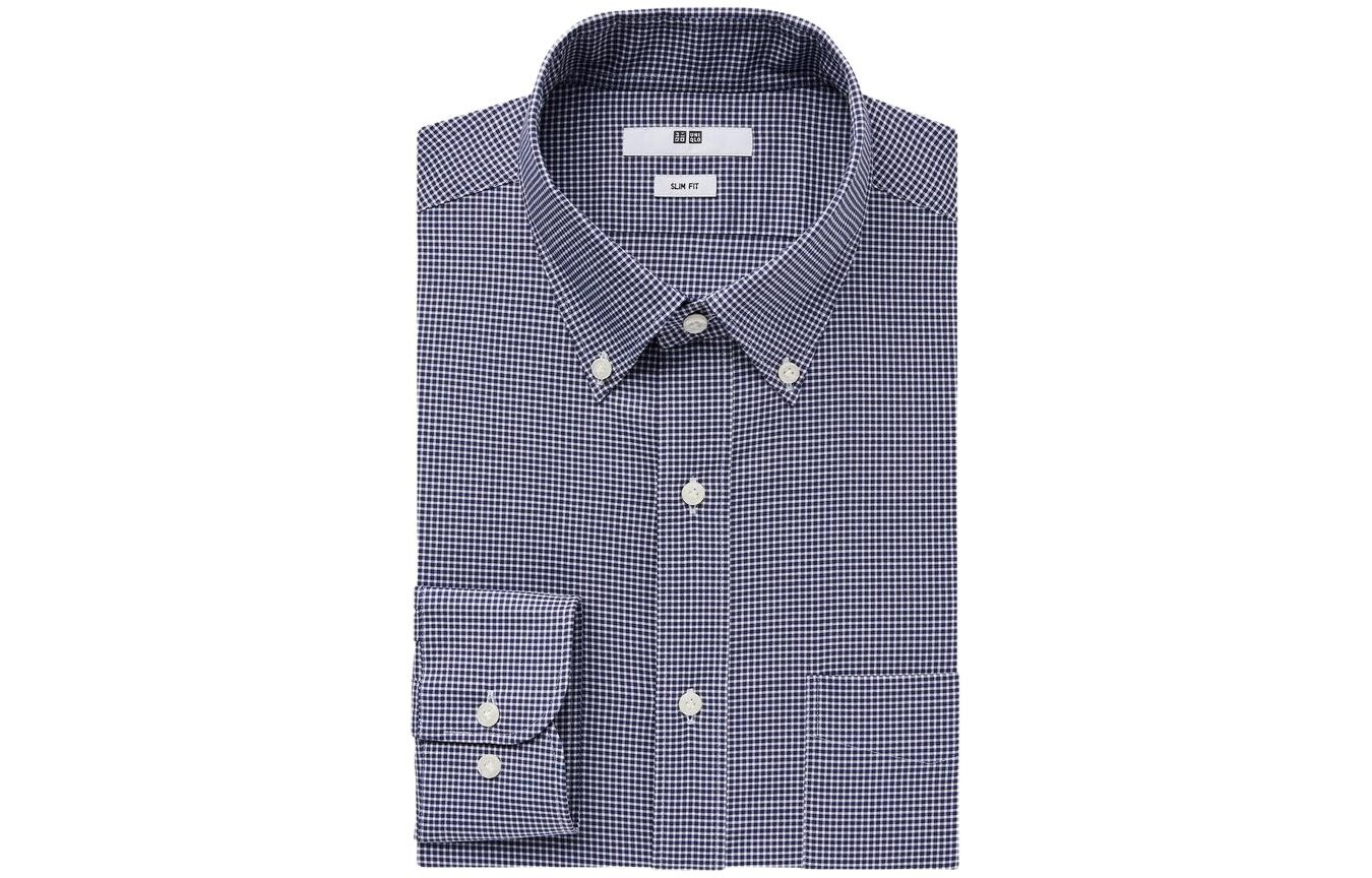 Рубашка мужская темно-синяя Uniqlo, темно-синий
Рубашка мужская темно-синяя Uniqlo, темно-синий