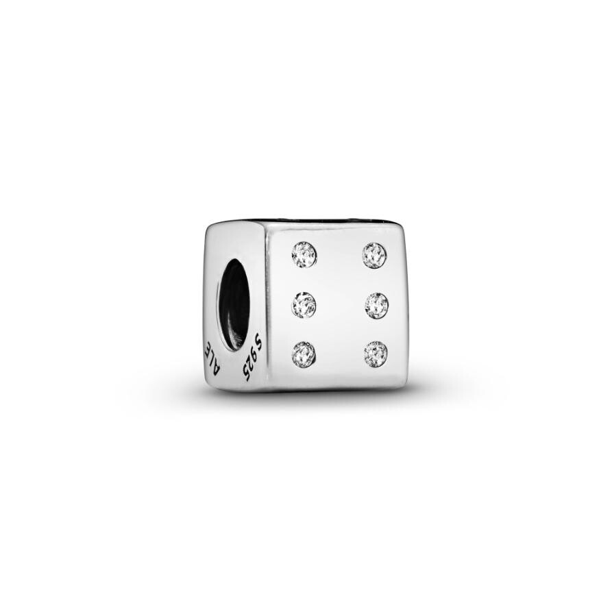 Шарм Sparkling Dice Pandora, стерлинговое серебро
Шарм Sparkling Dice Pandora, стерлинговое серебро