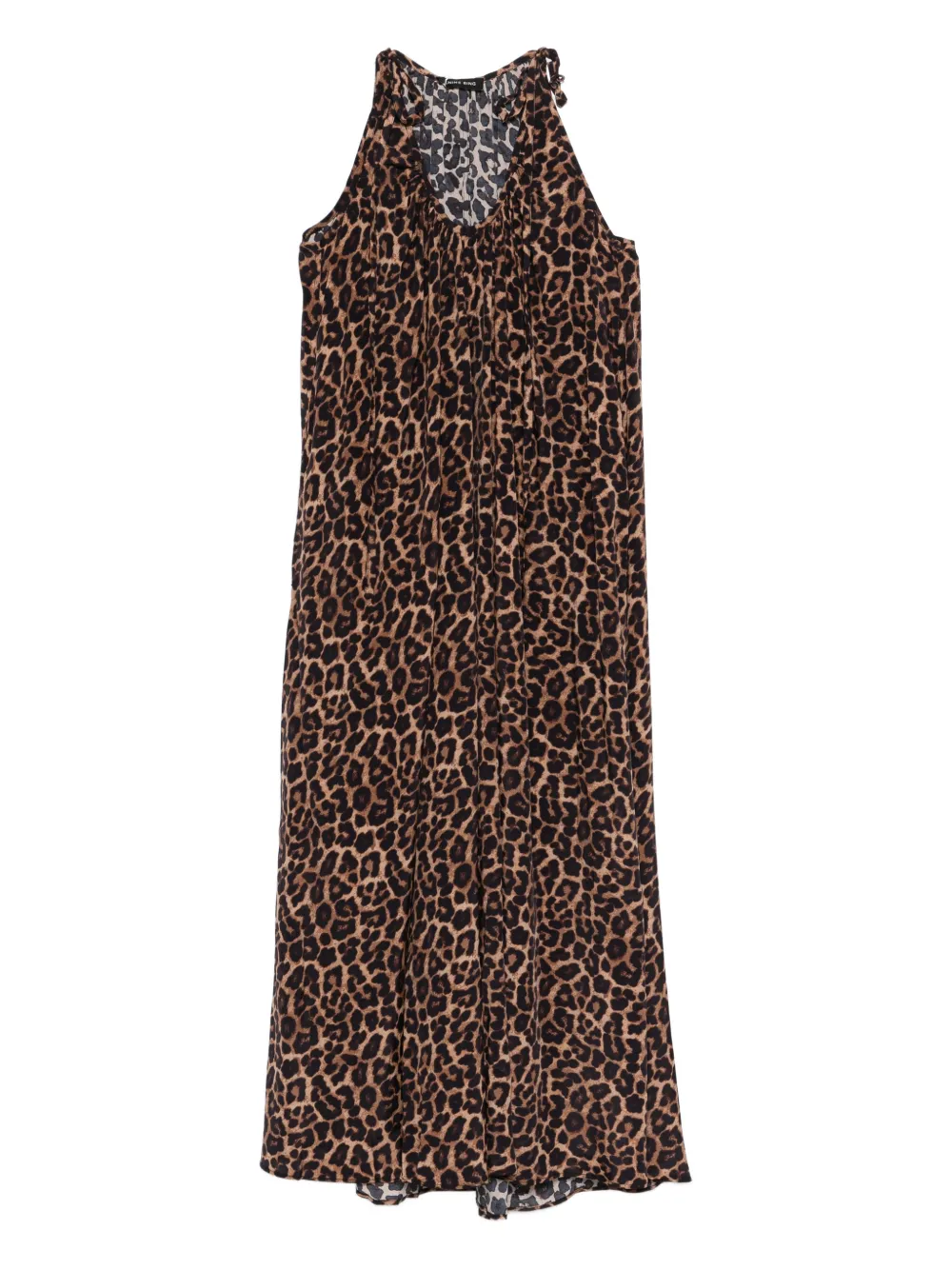 Миди-платье с животным принтом Flora Anine Bing, коричневый
Миди-платье с животным принтом Flora Anine Bing, коричневый