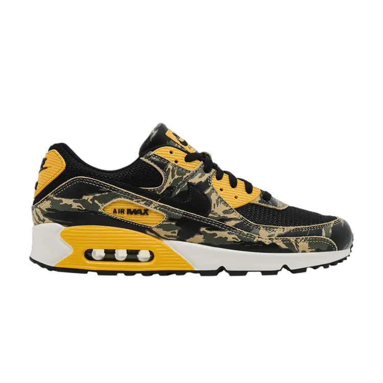 Кроссовки Nike Air Max 90 Premium 'Camo Pack - University Gold', черный
Кроссовки Nike Air Max 90 Premium 'Camo Pack - University Gold', черный