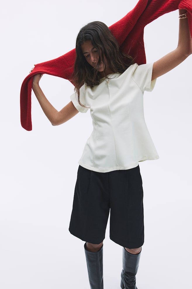 Приталенная рубашка H&M, белый
Приталенная рубашка H&M, белый