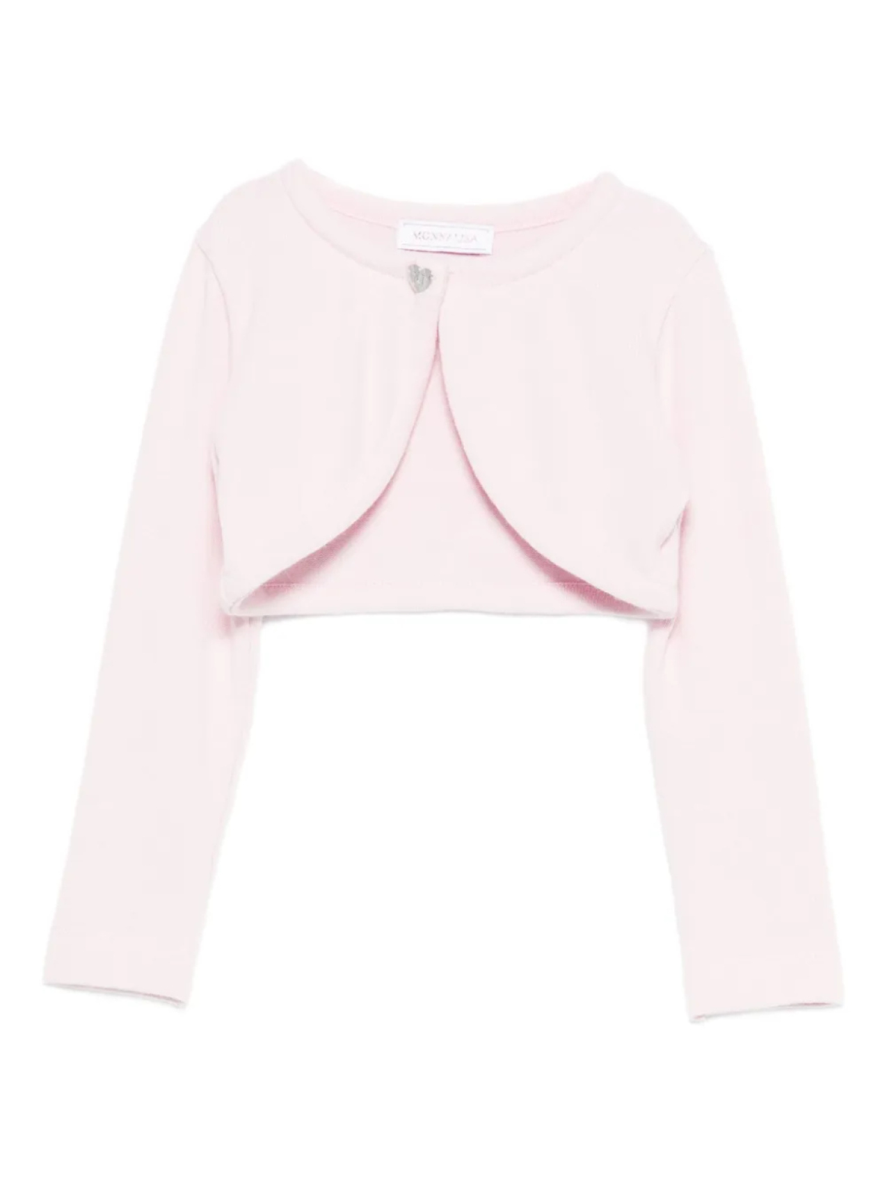 Болеро-кардиган Monnalisa с пуговицами в форме сердца, розовый
Болеро-кардиган Monnalisa с пуговицами в форме сердца, розовый