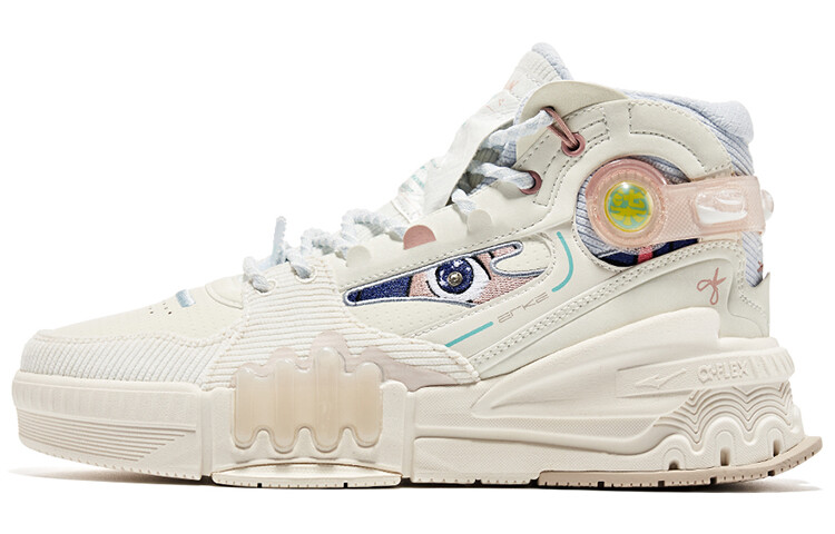 Кеды, скейтборд обувь женская высокая белый/синий/розовый Erke
Кеды, скейтборд обувь женская высокая белый/синий/розовый Erke