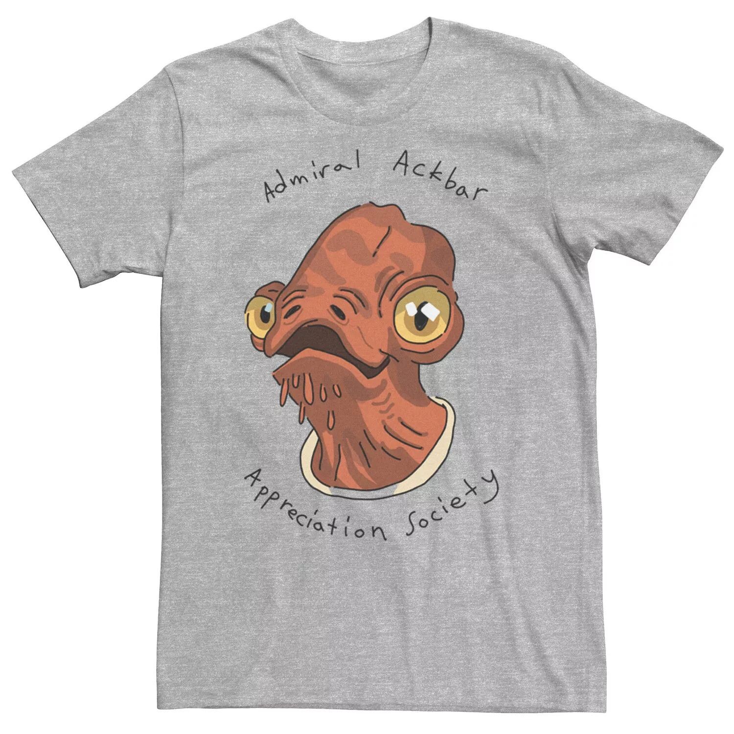 Мужская футболка Общества признательности Адмирала Акбара «Звездные войны» Licensed Character
Мужская футболка Общества признательности Адмирала Акбара «Звездные войны» Licensed Character