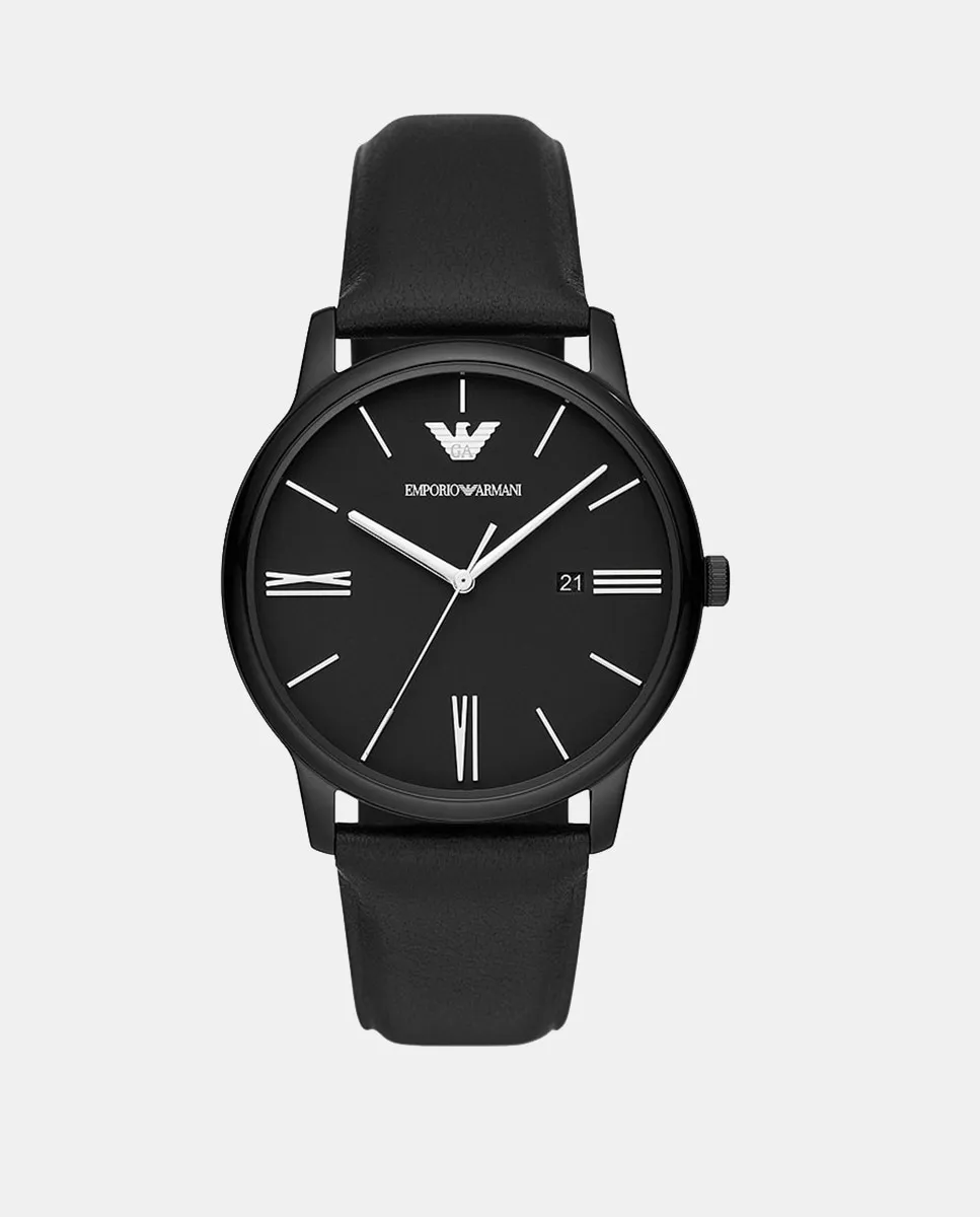 AR11573 Мужские часы из экологически чистой кожи черного цвета Emporio Armani, черный
AR11573 Мужские часы из экологически чистой кожи черного цвета Emporio Armani, черный