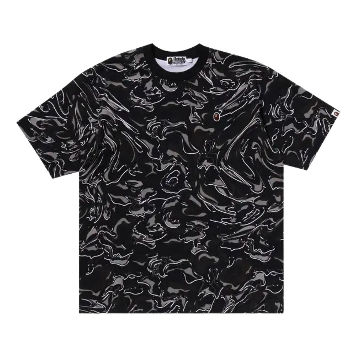 Футболка A Bathing Ape Marbling Camo One Point Relaxed Fit Tee, цвет 'Black'
Футболка A Bathing Ape Marbling Camo One Point Relaxed Fit Tee, цвет 'Black'