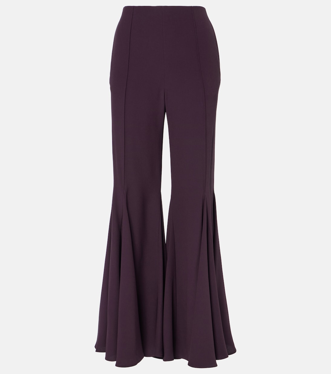 Укороченные расклешенные брюки из креп-сатина Chloé, Deep Purple
Укороченные расклешенные брюки из креп-сатина Chloé, Deep Purple