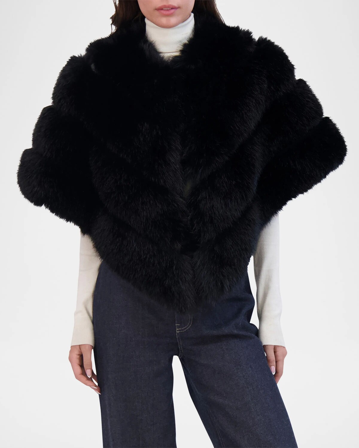 Накидка из искусственного меха в виде лисы Theia, черный
Накидка из искусственного меха в виде лисы Theia, черный