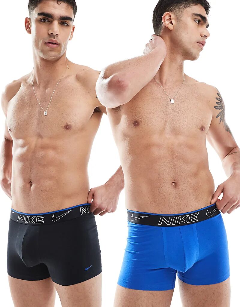 Комплект из 2-х спортивных трусов Nike Elite Cotton Stretch черного и синего цветов
Комплект из 2-х спортивных трусов Nike Elite Cotton Stretch черного и синего цветов