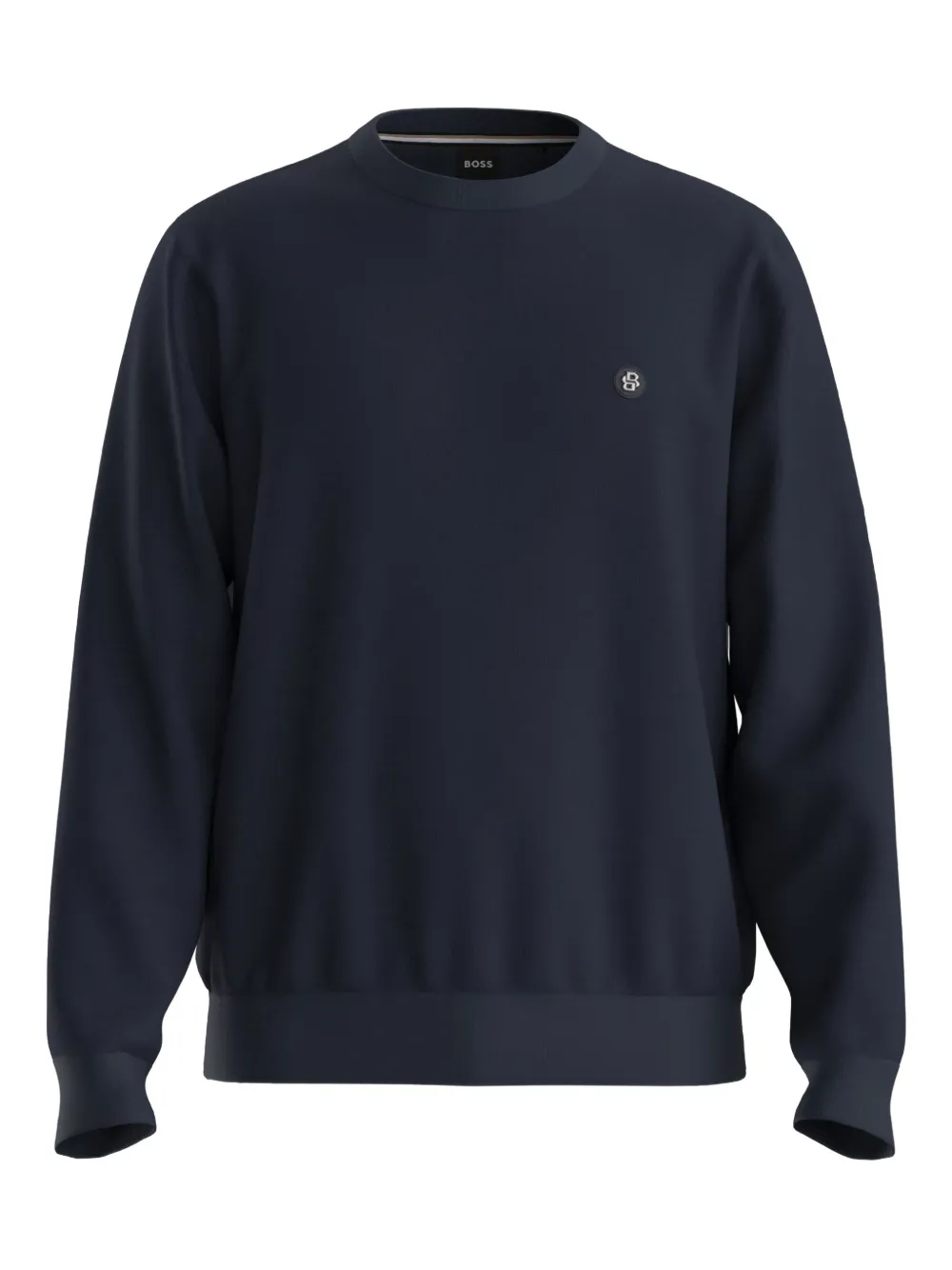 Свитер с вышитым логотипом BOSS, синий
Свитер с вышитым логотипом BOSS, синий