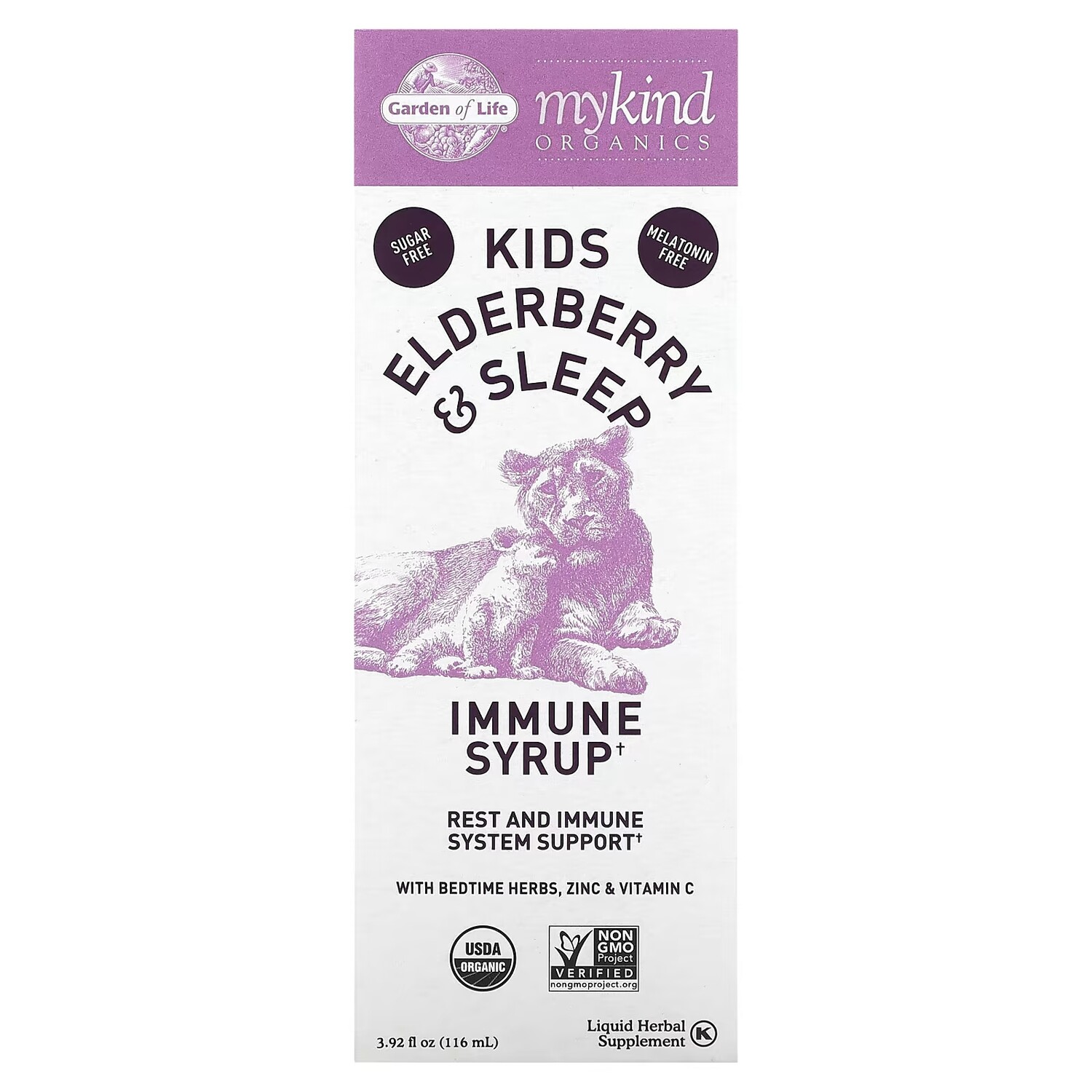 Garden of Life Mykind Organics Kids Elderberry & Sleep подобными успокаивающими действиями для повышения иммунитета с цинком и витамином C 116 мл (3,92 жидк. унции)
Garden of Life Mykind Organics Kids Elderberry & Sleep подобными успокаивающими действиями для повышения иммунитета с цинком и витамином C 116 мл (3,92 жидк. унции)