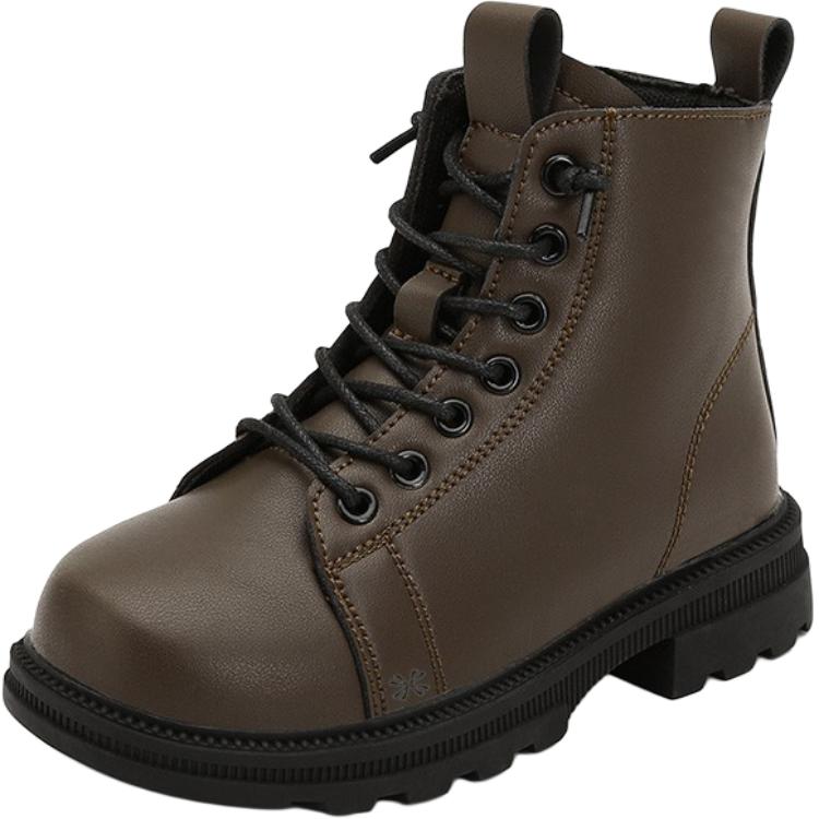 Детские кожаные ботинки для детей YUZHAOLIN, хаки 
Детские кожаные ботинки для детей YUZHAOLIN, хаки