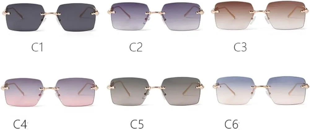 Солнцезащитные очки с защитой UV400 | Без оправы, металлический градиентный цвет | Для женщин и мужчин, для занятий спортом на открытом воздухе и вождения DSVIGF, 04
Солнцезащитные очки с защитой UV400 | Без оправы, металлический градиентный цвет | Для женщин и мужчин, для занятий спортом на открытом воздухе и вождения DSVIGF, 04