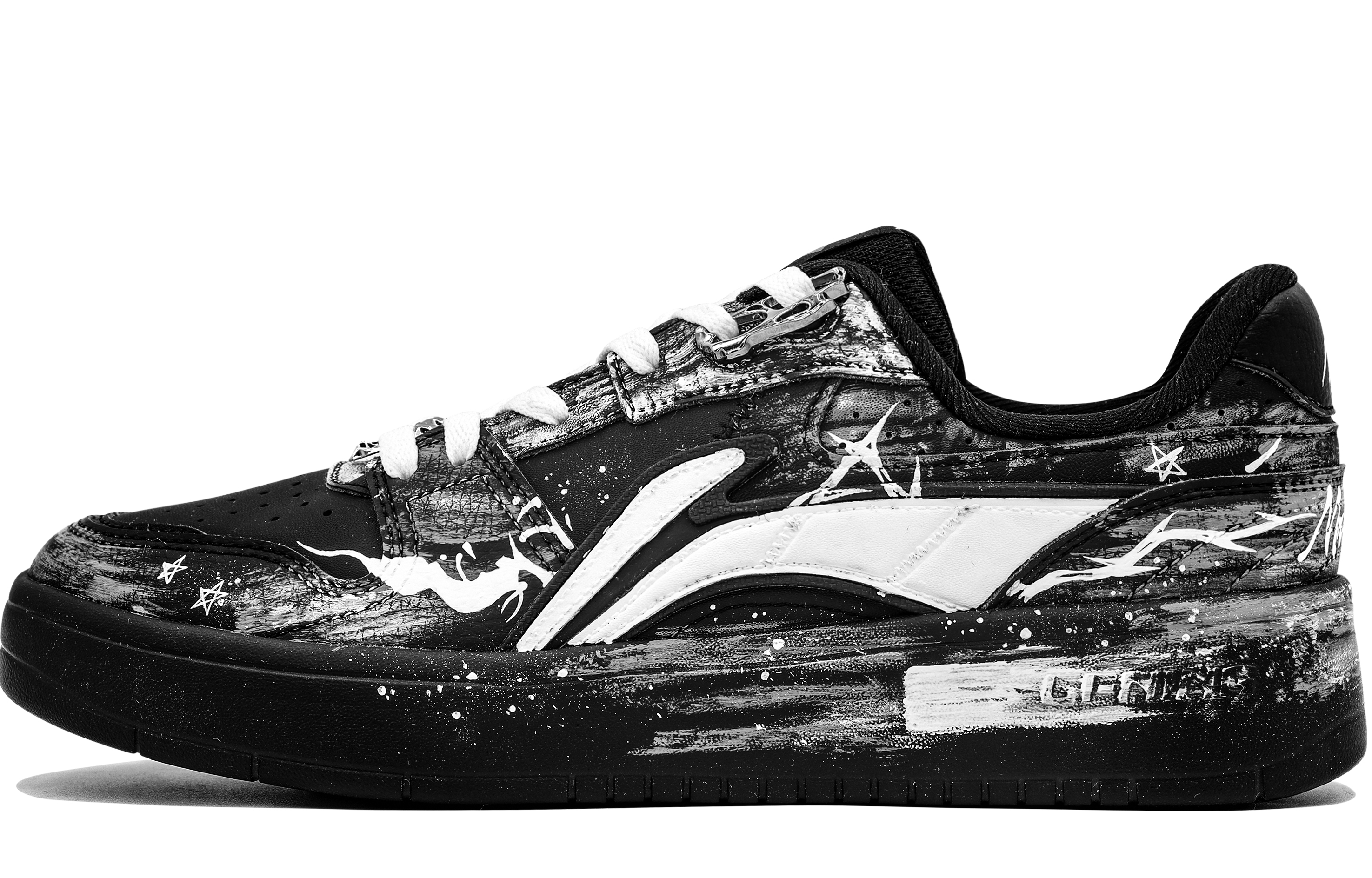 LINING Низкие, износостойкие, противоскользящие кроссовки для скейтбординга, мужские, черно-белые
LINING Низкие, износостойкие, противоскользящие кроссовки для скейтбординга, мужские, черно-белые