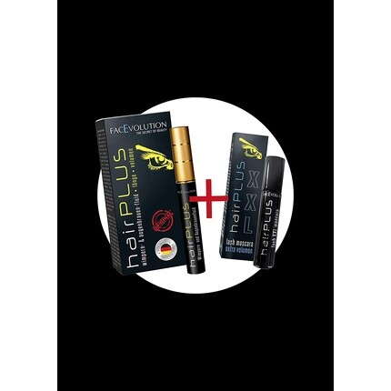 Набор туши для ресниц Hairplus Classic 4,5 мл и Xxl Lash 3 мл, Facevolution 
Набор туши для ресниц Hairplus Classic 4,5 мл и Xxl Lash 3 мл, Facevolution