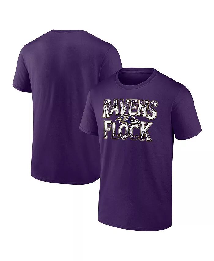 Мужская фиолетовая футболка Baltimore Ravens Ravens Flock Fanatics
Мужская фиолетовая футболка Baltimore Ravens Ravens Flock Fanatics