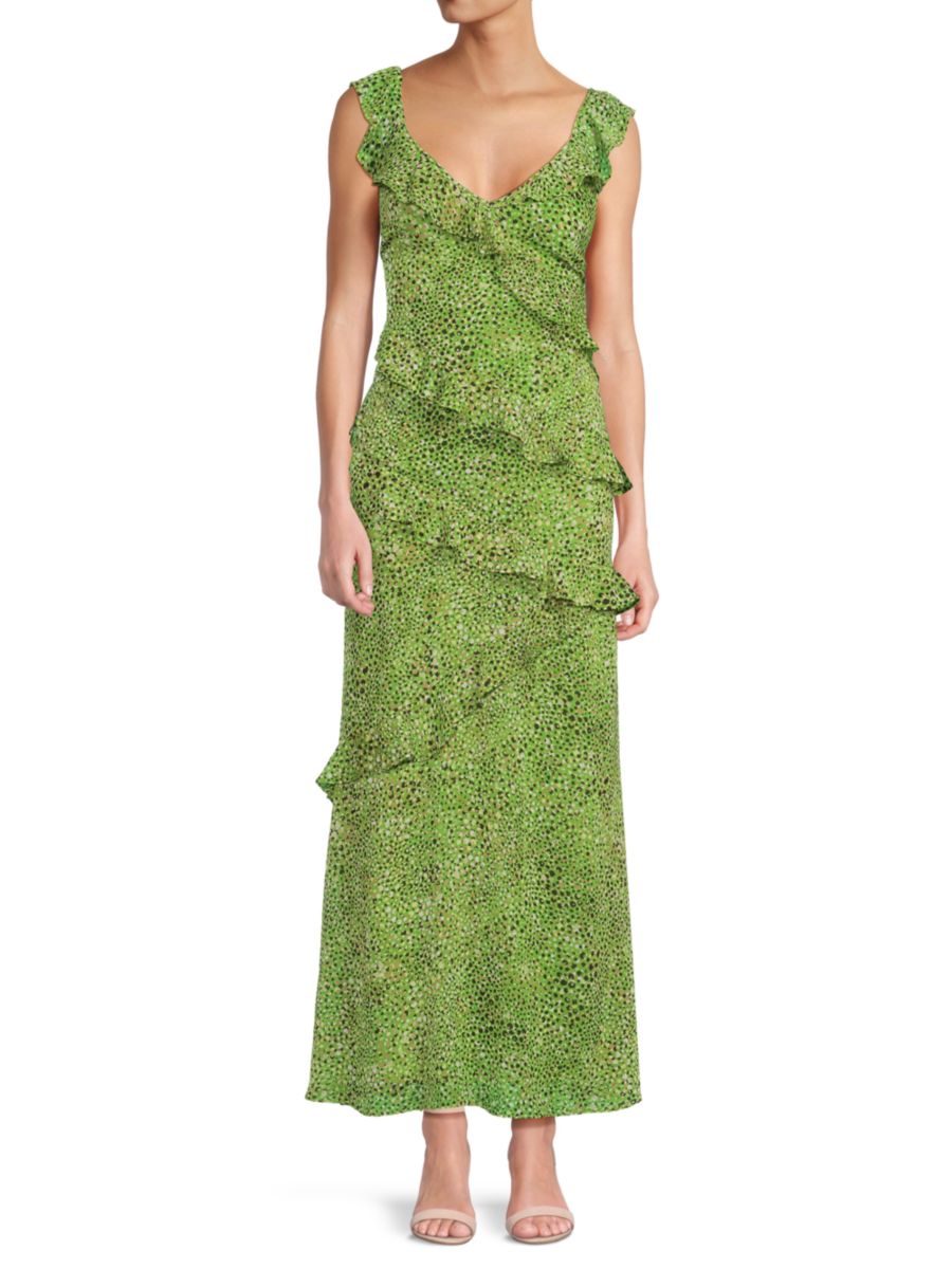 Платье без рукавов с принтом и оборками DKNY, цвет Salted Lime
Платье без рукавов с принтом и оборками DKNY, цвет Salted Lime