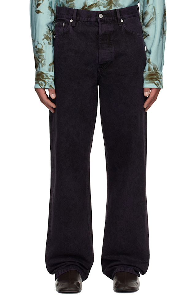 Dries Van Noten Фиолетовые свободные джинсы
Dries Van Noten Фиолетовые свободные джинсы
