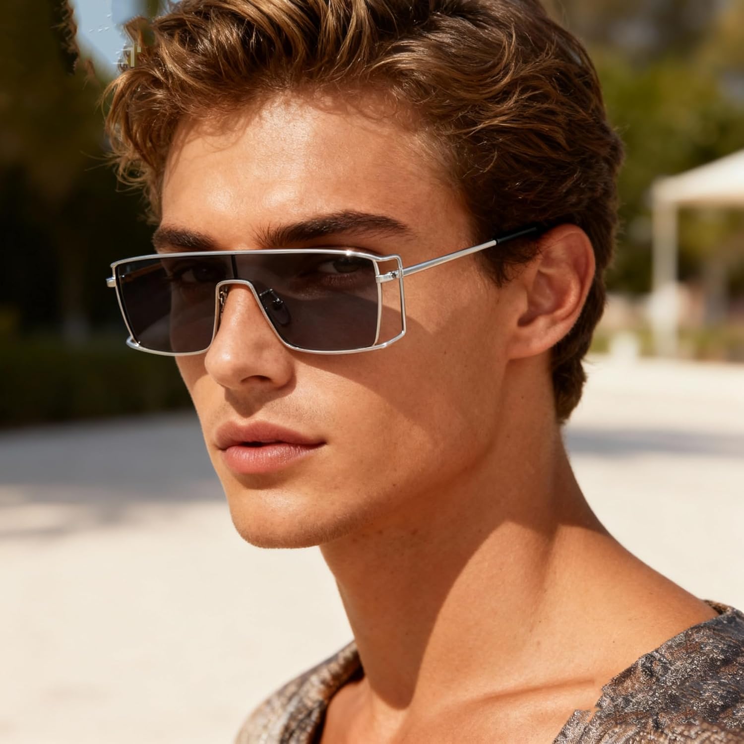 bullabulling Маленькие солнцезащитные очки в стиле Y2K, узкие прямоугольные, женские и мужские, ретро 90-х, с оправой в виде ободка, солнцезащитные очки UV400, Silver/Black
bullabulling Маленькие солнцезащитные очки в стиле Y2K, узкие прямоугольные, женские и мужские, ретро 90-х, с оправой в виде ободка, солнцезащитные очки UV400, Silver/Black