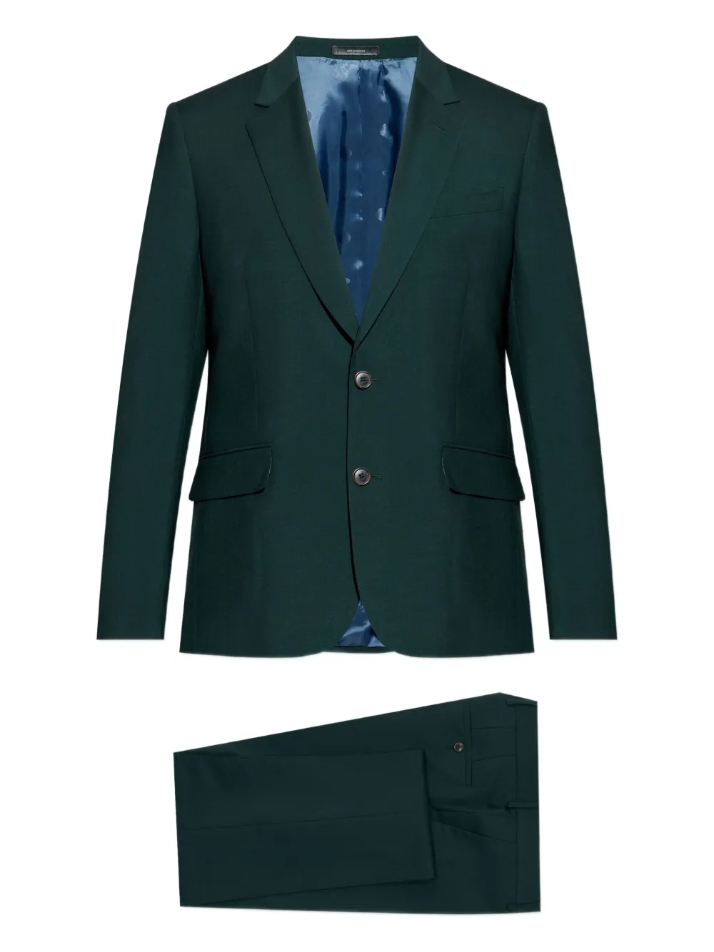 Однобортный костюм-двойка Paul Smith, зеленый
Однобортный костюм-двойка Paul Smith, зеленый