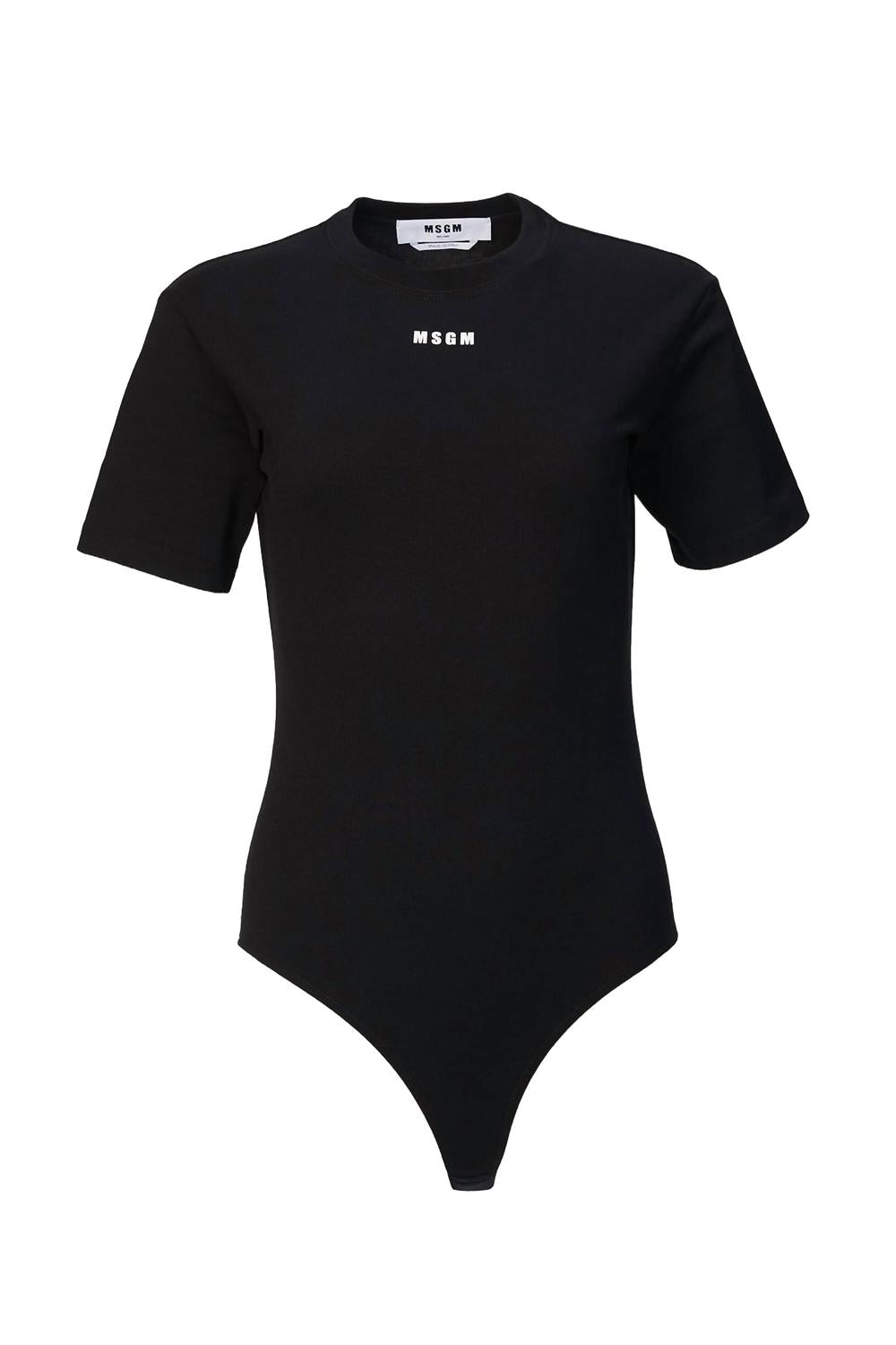 Боди с коротким рукавом и принтом логотипа в черном цвете MSGM
Боди с коротким рукавом и принтом логотипа в черном цвете MSGM