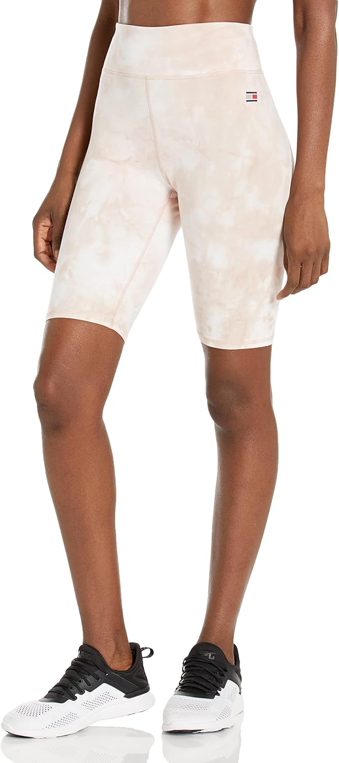 Женские компрессионные байкерские шорты Tommy Hilfiger с принтом тай-дай, Blush
Женские компрессионные байкерские шорты Tommy Hilfiger с принтом тай-дай, Blush