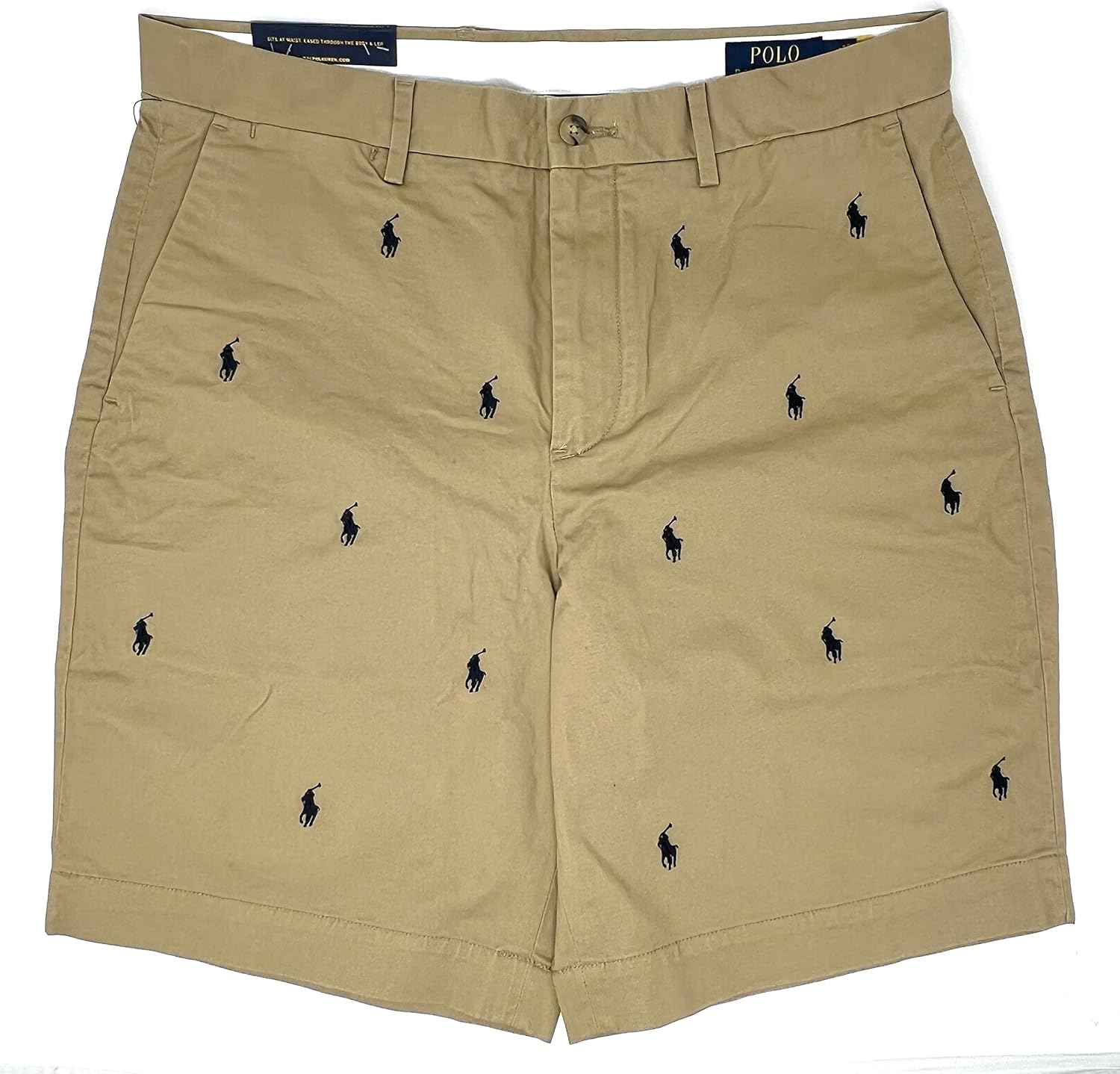 Polo Ralph Lauren мужские классические 6" эластичные шорты чинос, Navy,Brown
Polo Ralph Lauren мужские классические 6" эластичные шорты чинос, Navy,Brown