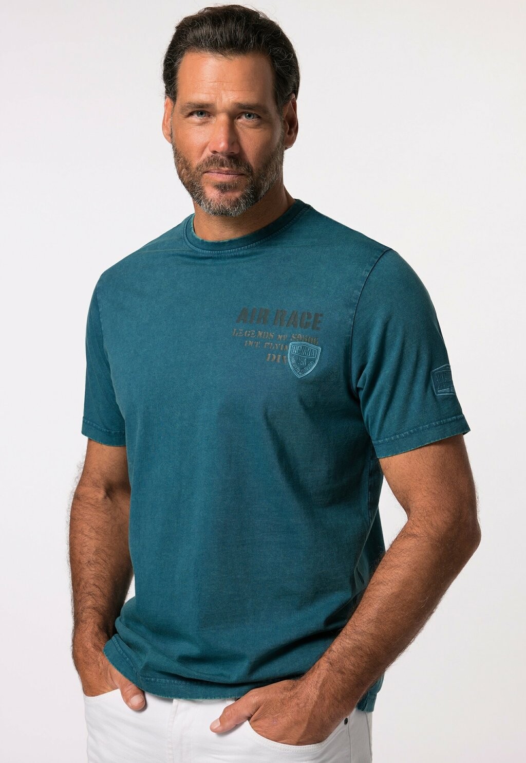 Футболка с принтом SHORT SLEEVE AND BADGES VINTAGE LOOK JP1880, бирюзовый
Футболка с принтом SHORT SLEEVE AND BADGES VINTAGE LOOK JP1880, бирюзовый