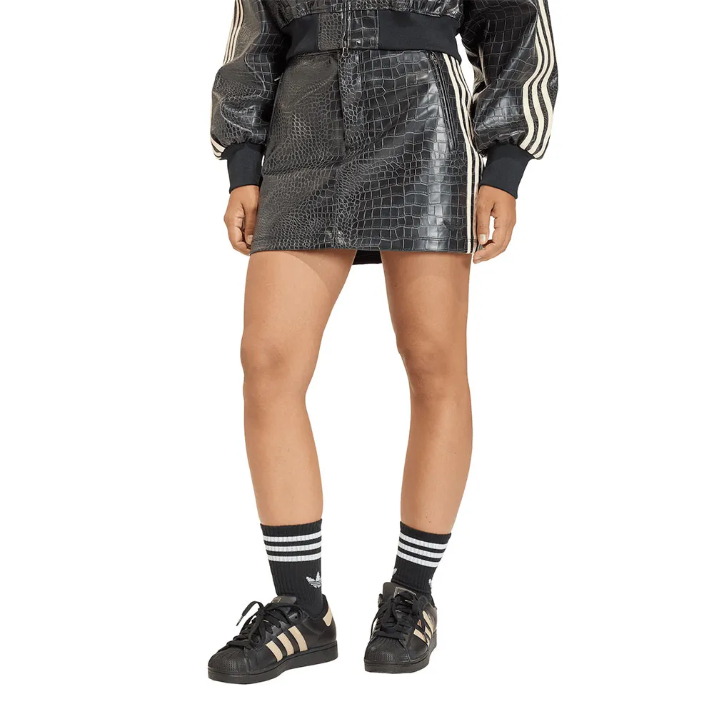 Мини-юбка из искусственной кожи adidas Originals, черный
Мини-юбка из искусственной кожи adidas Originals, черный
