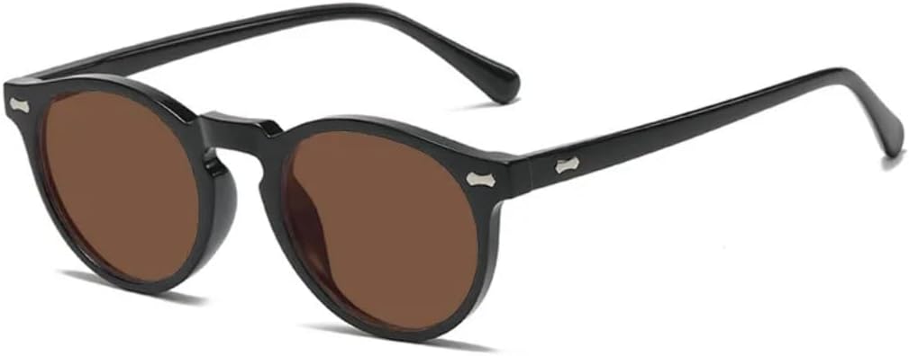 Солнцезащитные очки для мужчин и женщин - защита от УФ-излучения UV400 - круглые заклепки, темно-зеленый цвет, в стиле панк, для занятий спортом на открытом воздухе и вождения DSVIGF, Black Tea
Солнцезащитные очки для мужчин и женщин - защита от УФ-излучения UV400 - круглые заклепки, темно-зеленый цвет, в стиле панк, для занятий спортом на открытом воздухе и вождения DSVIGF, Black Tea