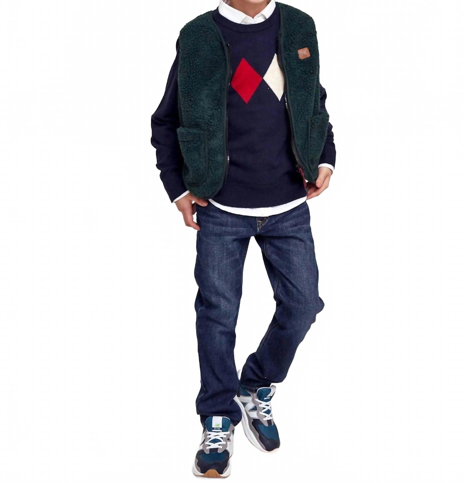 Детский меховой жилет Mason в зеленом цвете AO76
Детский меховой жилет Mason в зеленом цвете AO76