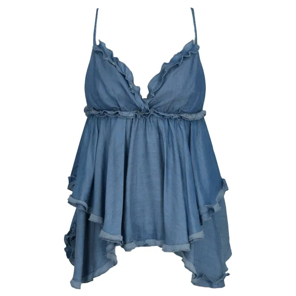 Свободный топ «Диана» джинсовая ткань Pinko, синий
Свободный топ «Диана» джинсовая ткань Pinko, синий