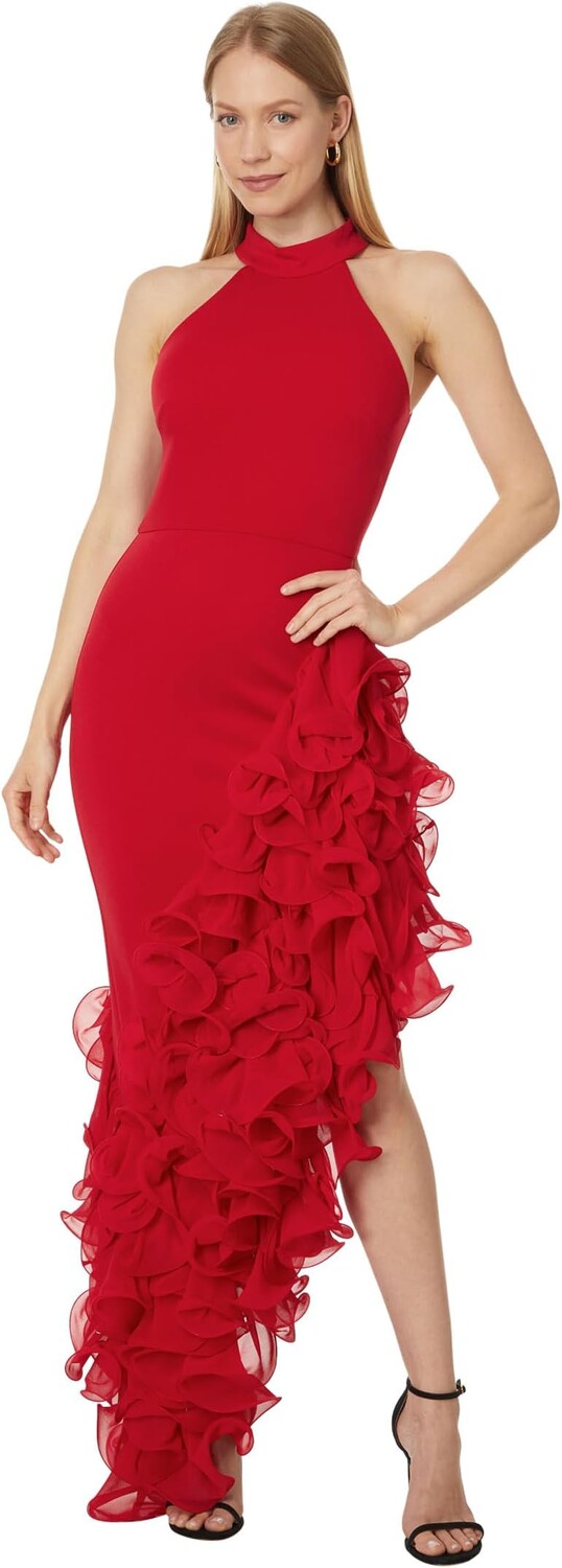 Платье Betsy & Adam Long asymetrical ruffled mock neck, красный
Платье Betsy & Adam Long asymetrical ruffled mock neck, красный