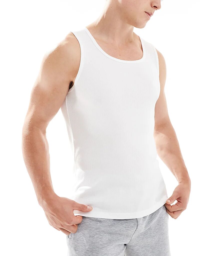 Boss Bodywear, набор из 3-х ребристых топов с логотипом белого цвета BOSS Orange
Boss Bodywear, набор из 3-х ребристых топов с логотипом белого цвета BOSS Orange