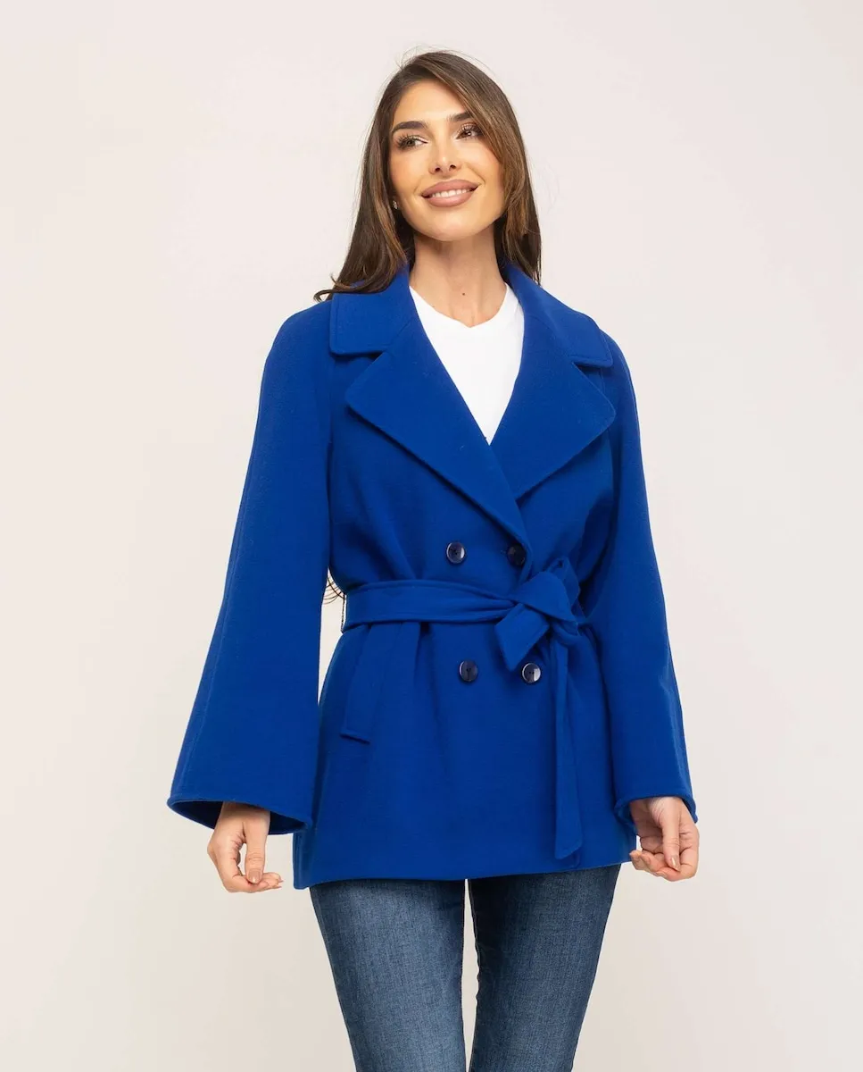 Женское двубортное пальто с расклешенными рукавами реглан, воротником с лацканами и поясом для завязывания Fsh, темно-синий
Женское двубортное пальто с расклешенными рукавами реглан, воротником с лацканами и поясом для завязывания Fsh, темно-синий