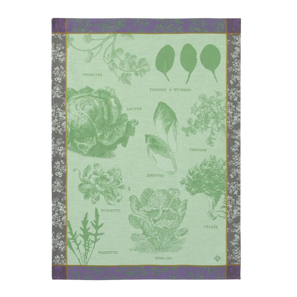 Le Jacquard FranÇais Кухонное полотенце из чесаного хлопка Salades Illustrées Le Jacquard Francais, зеленый
Le Jacquard FranÇais Кухонное полотенце из чесаного хлопка Salades Illustrées Le Jacquard Francais, зеленый