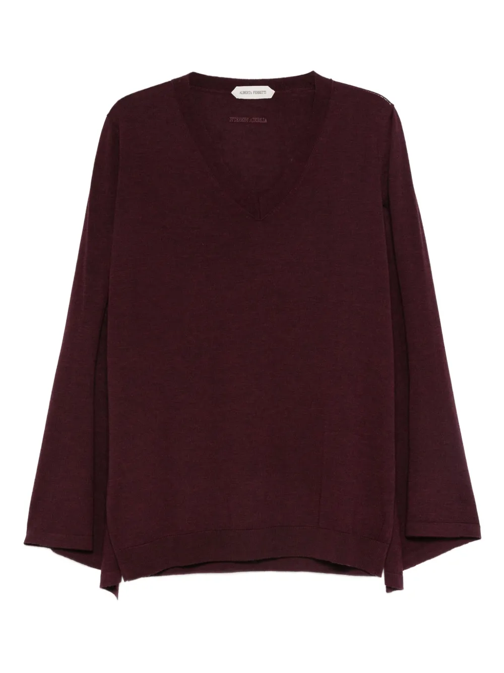 Свитер с V-образным вырезом Alberta Ferretti, фиолетовый
Свитер с V-образным вырезом Alberta Ferretti, фиолетовый